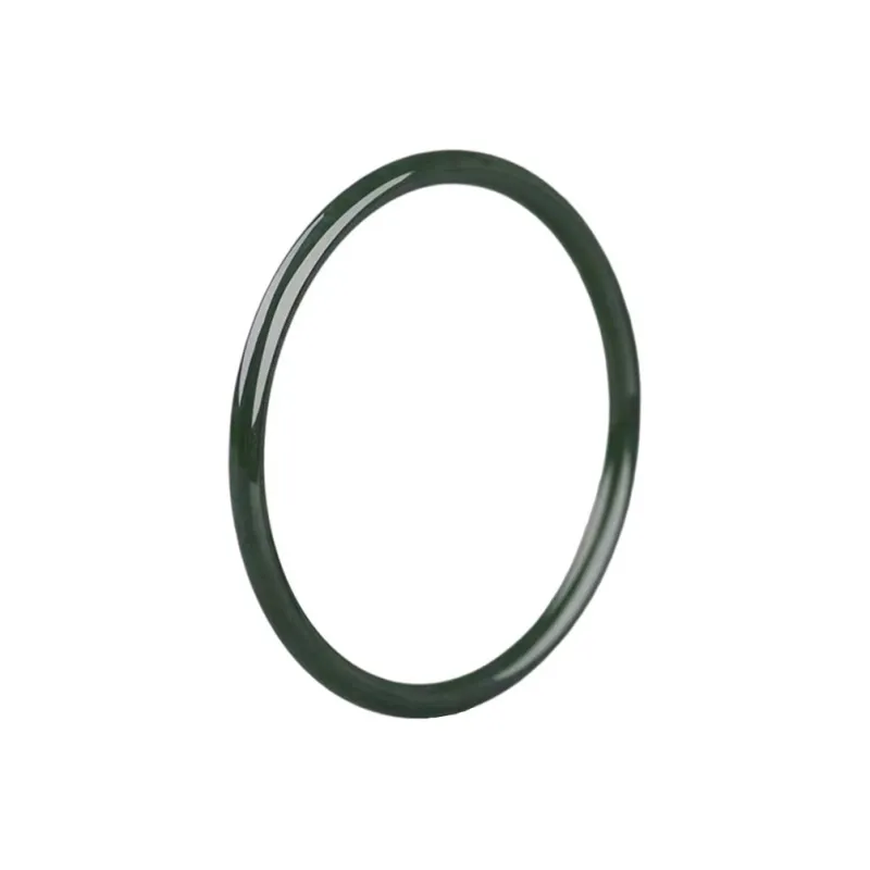 Run Ding Hetian Jade Bangles Green Jade Unisex-0