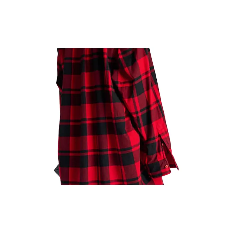 Balenciaga Check Buttoned Midi Shirt Dress-4