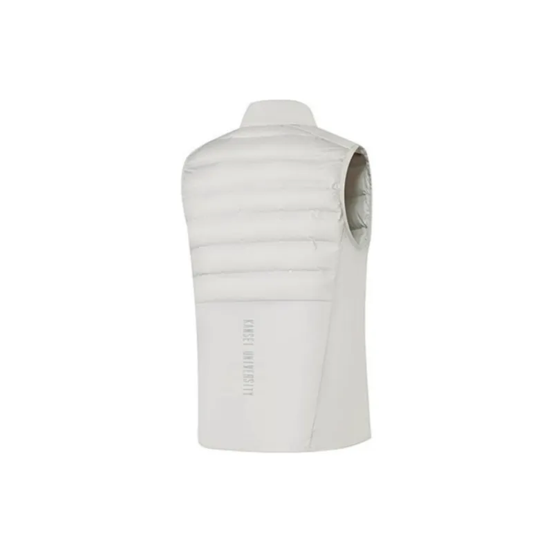 QIAODAN x QIANGFENGCHUIFU LIANMINGKUAN Vest Men's Smoke White-1