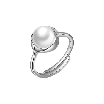 LAOYINJIANG Pearl 925 Sterling Silver Women's Ring Women's