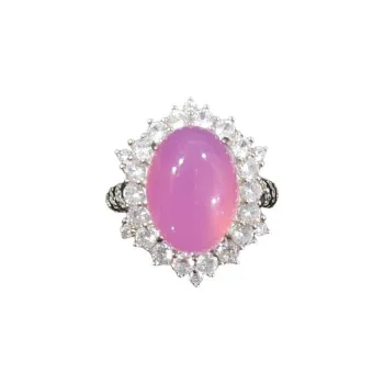 Gifts Chalcedony Jade Rings Unisex