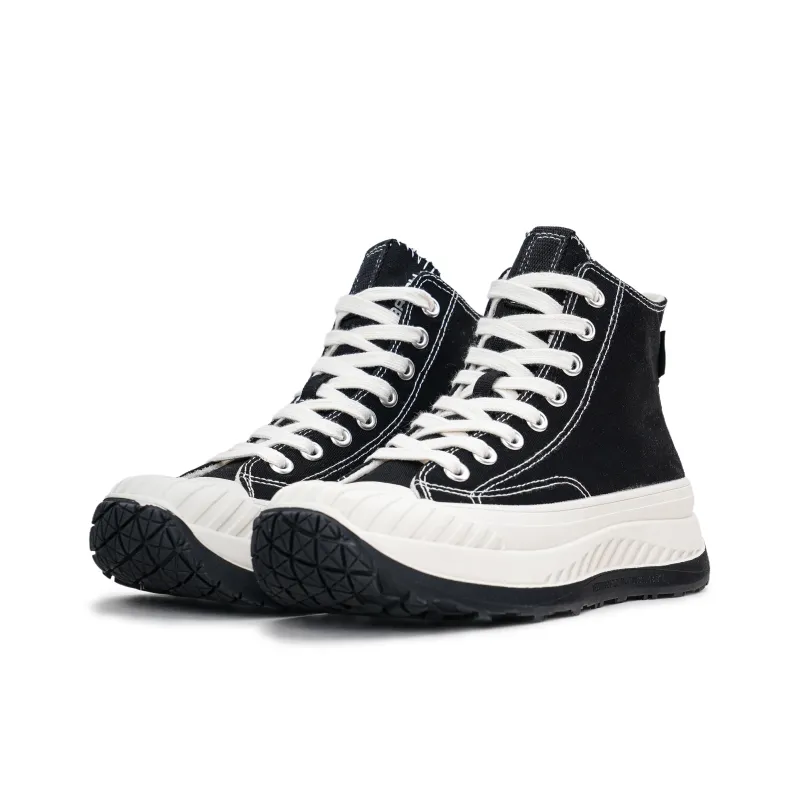 Humanism 1986 Slip Resistant, Abrasion Resistant, Thermal, Height Increasing, Cushioning Mid Top Canvas Shoes Women's-1