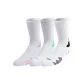 3 Pack (White Black+White Green+White Pink)