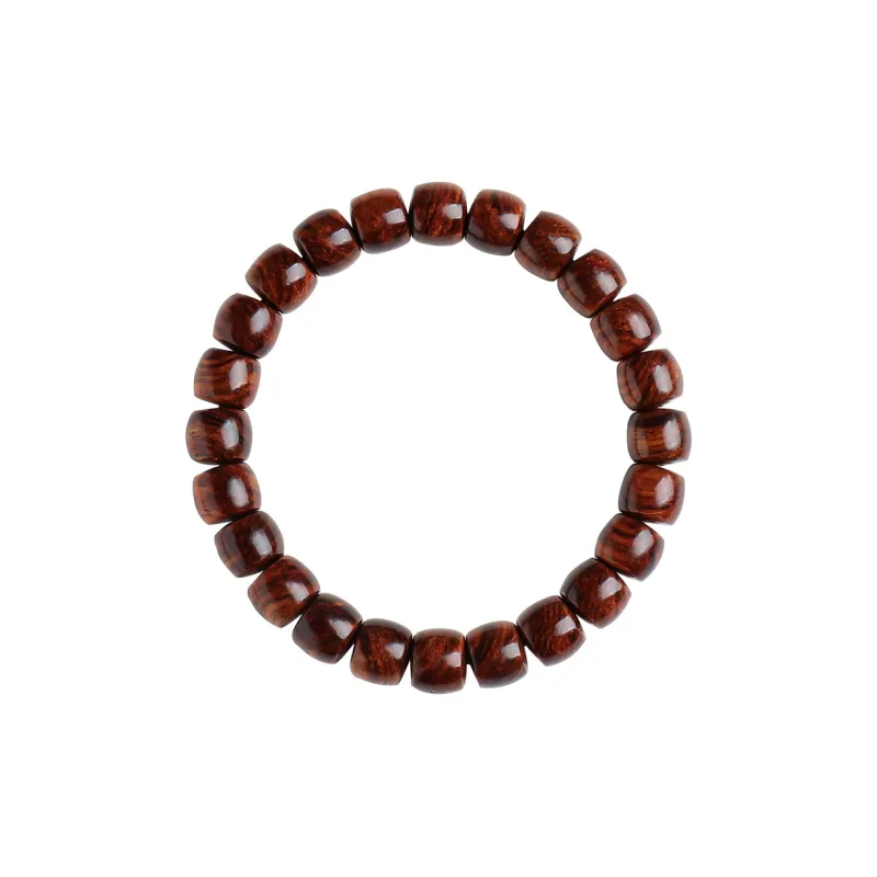Moon Seal Hundred Rivers Huanghuali Precious Wood Bracelets Unisex-0