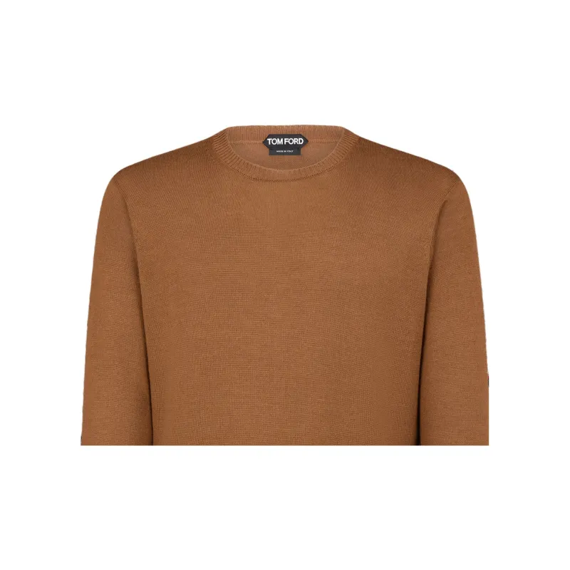 TOM FORD FW24 Knitwear Men's Whiskey Color-3