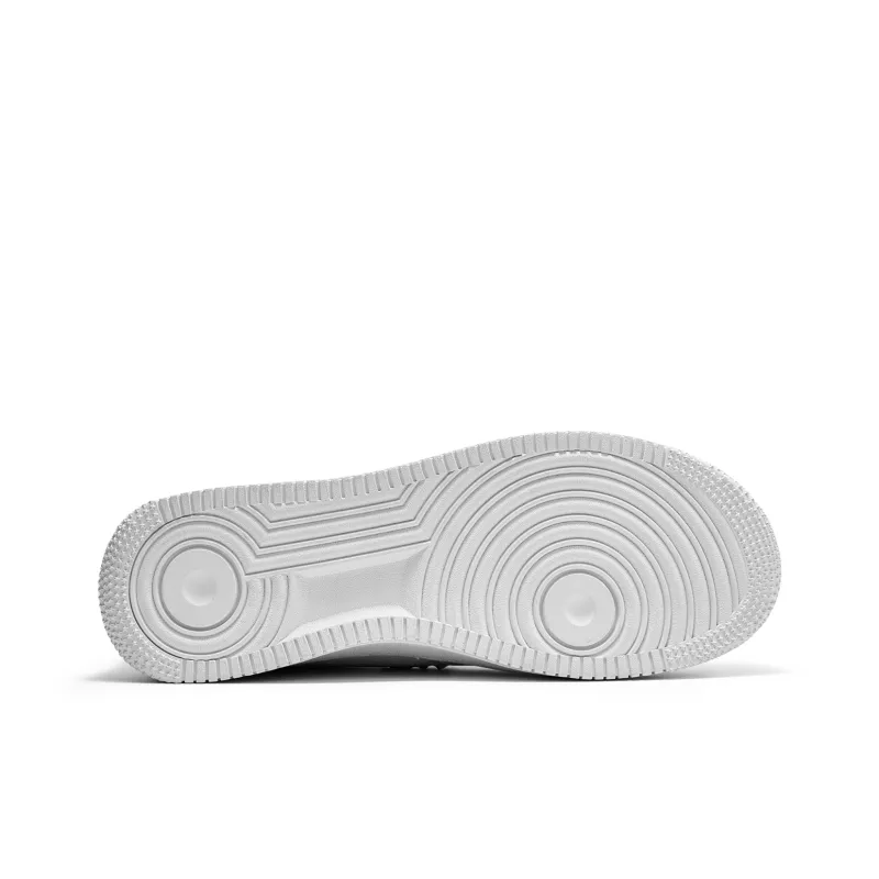 SENGUOGUO Bat Or Butterfly Height Increasing Slip Resistant Low Top Skateboard Shoes Unisex White-4