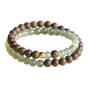 FANGYUANXIAOFU Fragrance Enhancer, Agarwood Bracelets Unisex