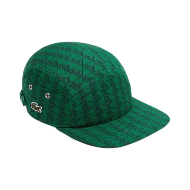LACOSTE Monogram print Organic Cotton Cap-2