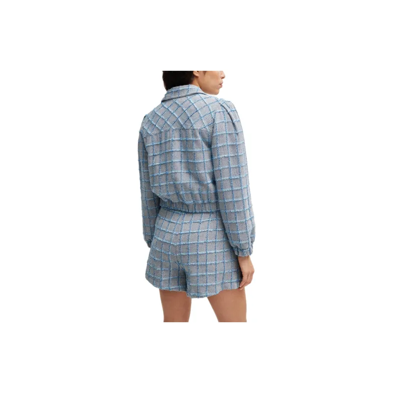 HUGO BOSS Check pattern Tweed Jacket-2