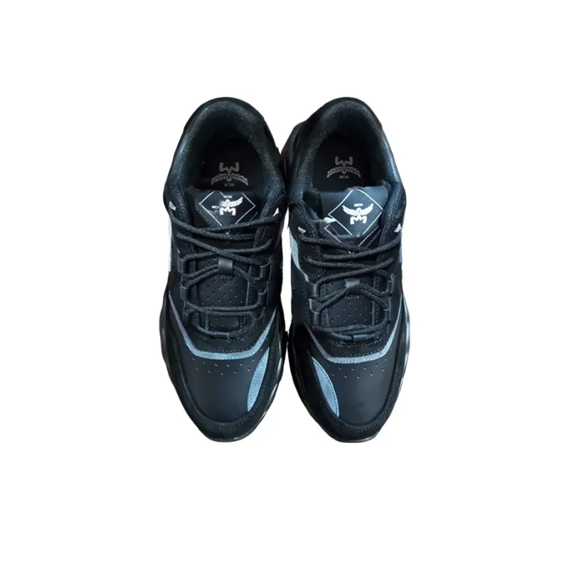 MCM Skywander Lo Low Top Casual Shoes Unisex Black-2
