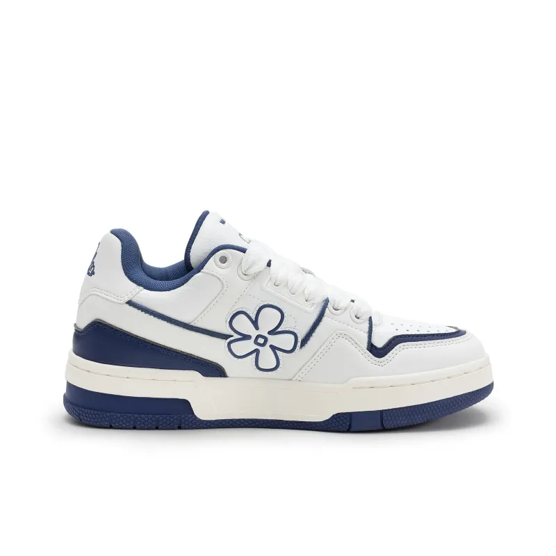 WE FLOWER Little Flower Shoes X Artist Collaboration Collection Low Top Summer Skateboard Shoes Unisex American Blue-1