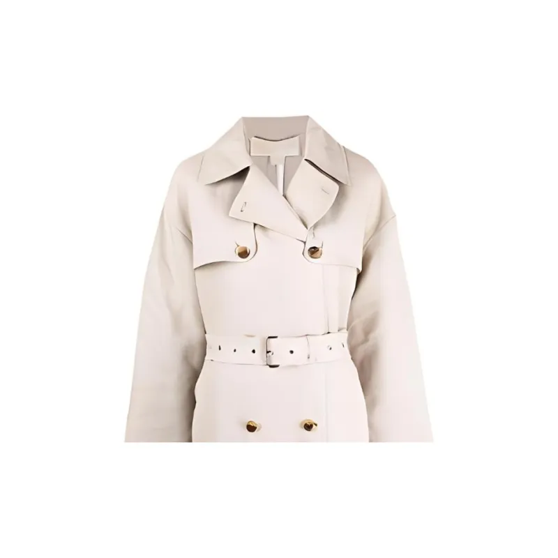 MICHAEL KORS FW22 Trench Coat Women's White-3