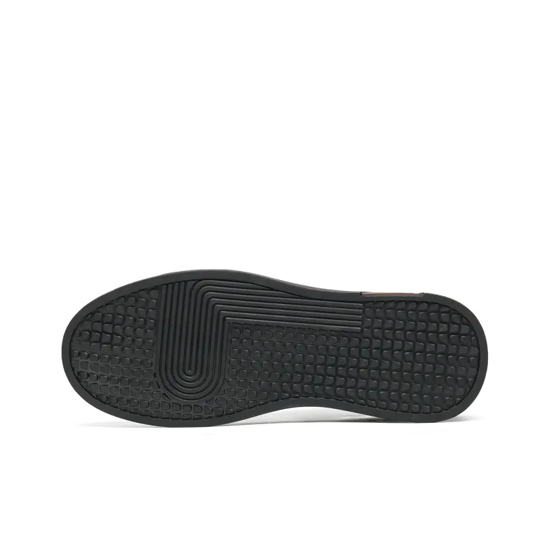 C°BANNER Mid Top Skateboard Shoes Men's Black Plus Size-4