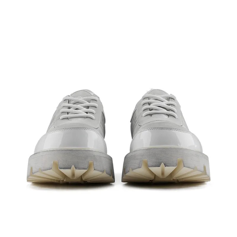 HANQIAORIJI Year Of The Dragon Series Casual Shoes Men's White-3