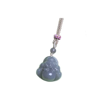 Ingenuity Hetian Jade Necklaces Smoky Purple Women's