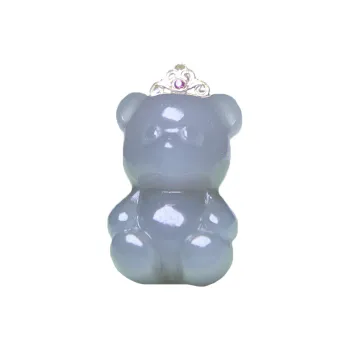 Ingenuity Hetian Jade Pendants Smoky Purple Unisex