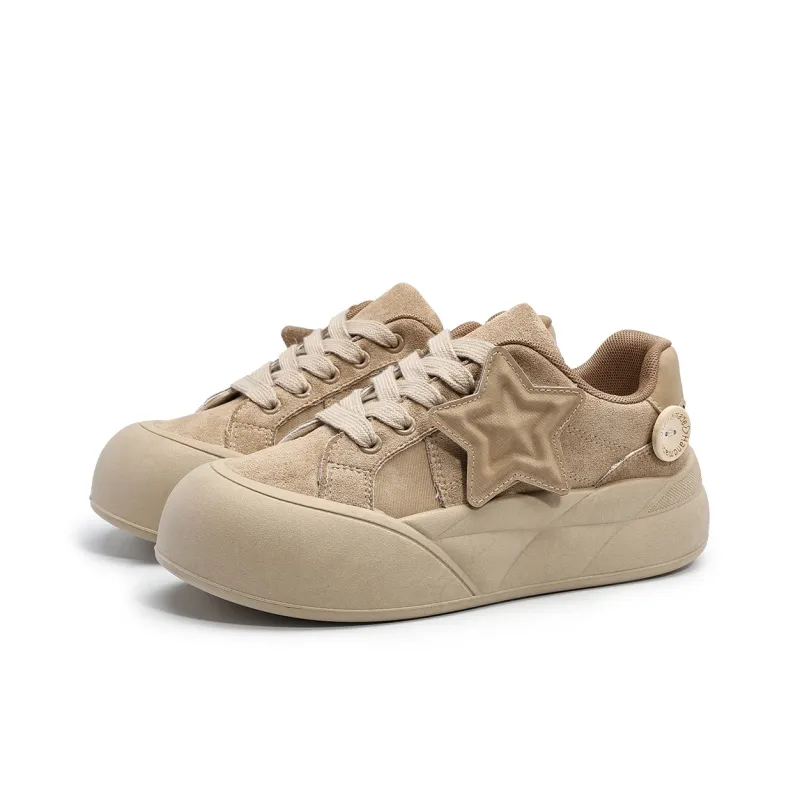 Dafu Leaps Forward Puffy Shoes Anti-Slip And Wear-Resistant Breathable Low-Top Skateboard Shoes Women's-1