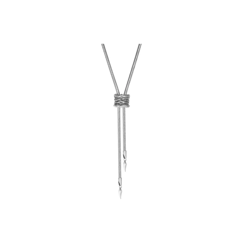 Ah Bo Ci De 925 Sterling Silver Necklaces Unisex-0