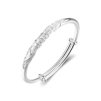 FR S999 Fine Silver Sterling Silver Bracelets Women's