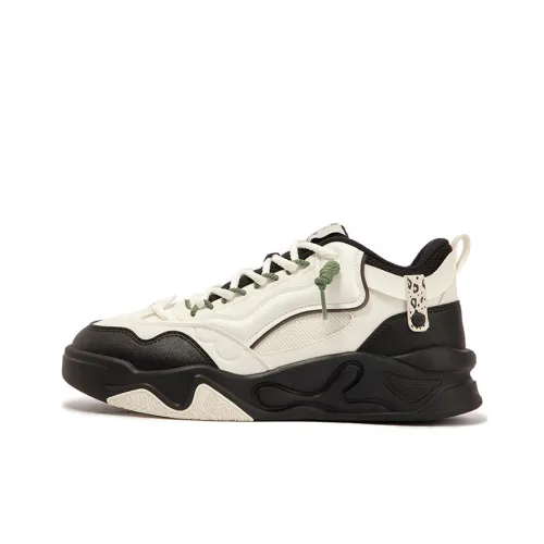 361° Jincheng Anti Slip And Wear Resistant Warm Low Top Casual Shoes Men's White Black
