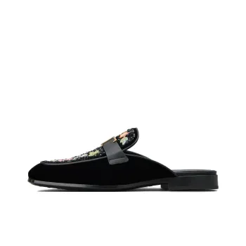 Rahul Mishra x TOD'S Timeless Wrap-toe Slippers Men's Black