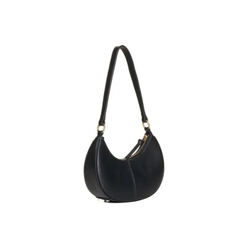 See By Chloe Hana Grain Cow Leather Crescent Bag, Handbag, Shoulder Bag Women's Black-3