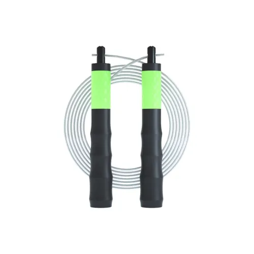 YUEDONG Professional Racing Non Countable Jump Ropes Unisex PVC+Steel Wire Rope ABS Controller 2.8m Black Green