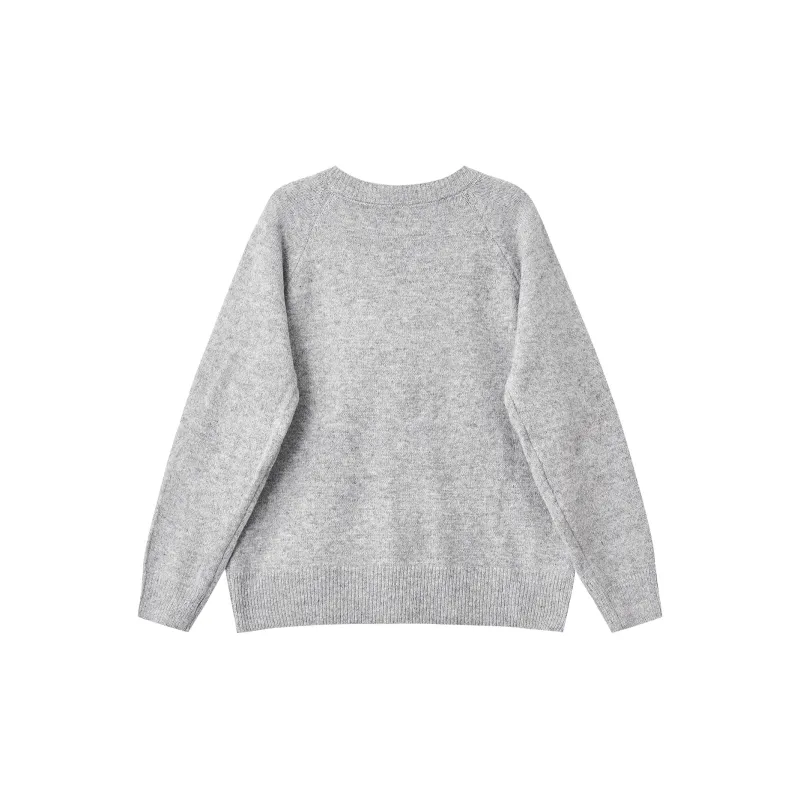 XUANSHU Knitwear Women's Gray-1