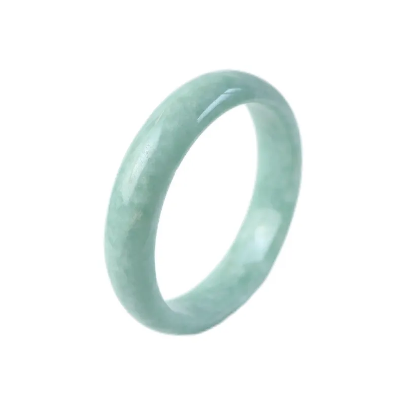 South Asia Bean Type Jadeite Bangles Unisex-0