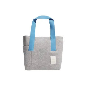 Adidas Cotton Tote Bag Shopping Bag Handbag Women's Light Gray