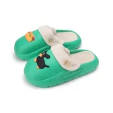 1906-3BV Green, Dachshund Waterproof Insulated Shoes