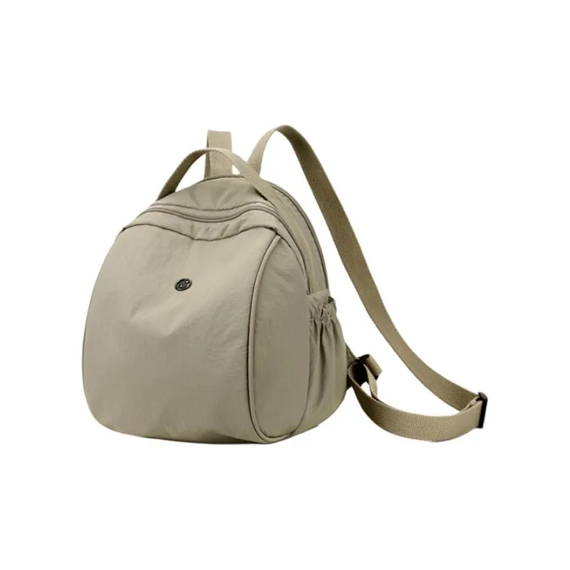 Ji Reminiscence Nylon Backpack Unisex Black Cocoa Pearl Matcha Sponge Cotton Creamy Egg Yolk Fringe Vanilla Cream-3