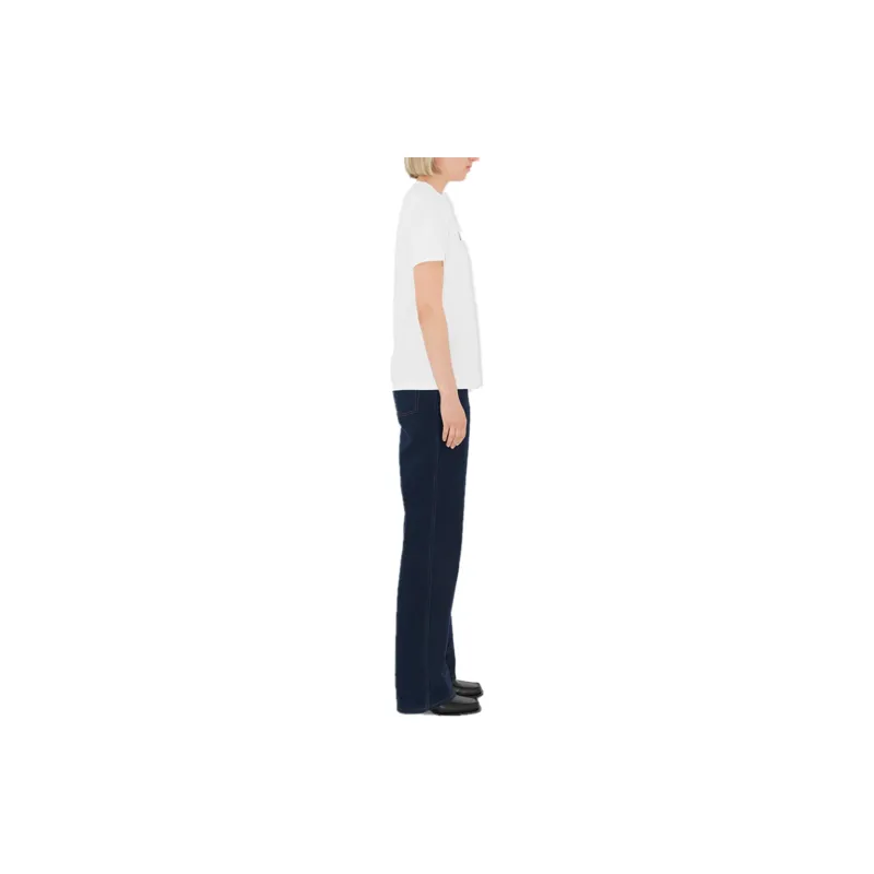 Burberry Logo Printed Crewneck T Shirt-4