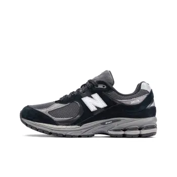 New Balance 2002R Black Dark Grey White