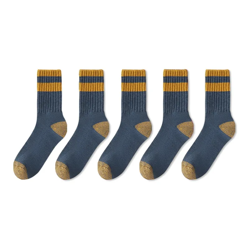 Mulong Family Mid Calf Socks Men's 5 Pack-20