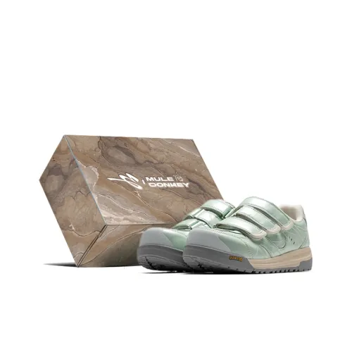 Mule Donkey Non-slip Support Low-Top Skateboard Shoes Unisex Mint Green Box Included