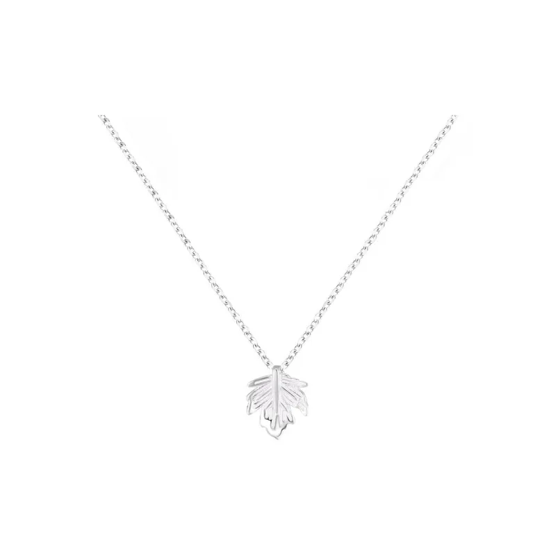 Heart Grass 999 Fine Silver Necklaces Women's-0