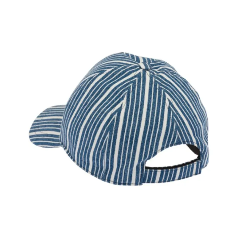 MIU MIU Cotton Baseball Caps Women's Blue-1