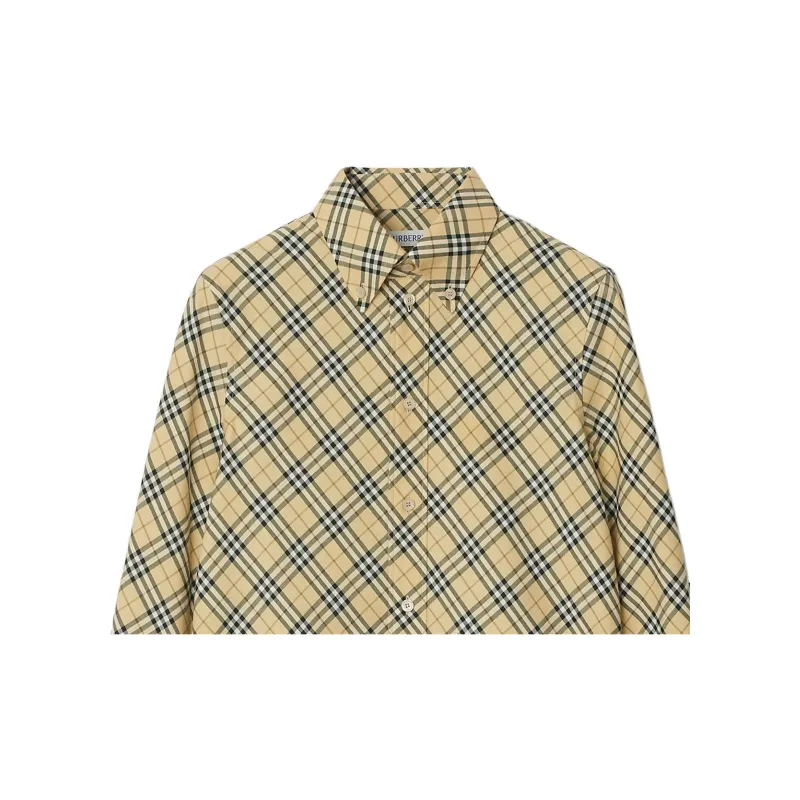 Burberry Logo Embroidered Checked Shirt-2
