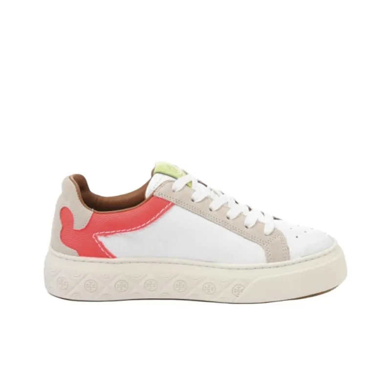 TORY BURCH Low-Top Skateboard Shoes Women's Cream White-1
