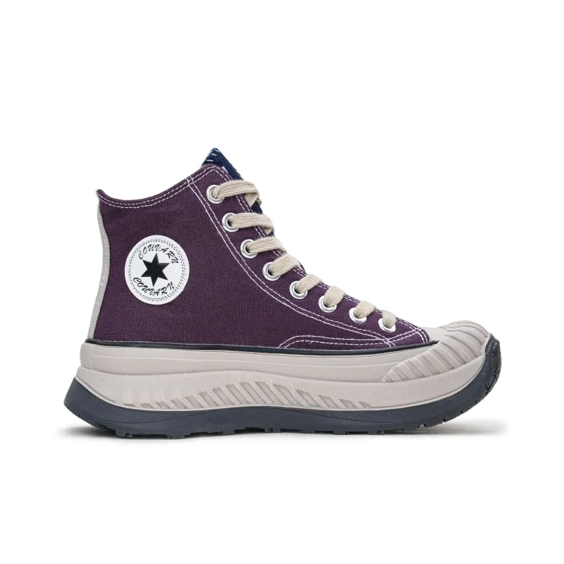 Humanism 1986 Slip Resistant, Abrasion Resistant, Thermal, Height Increasing, Cushioning Mid Top Canvas Shoes Women's-8