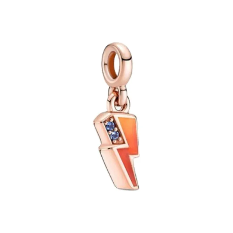 Pandora 925 Sterling Silver Charms / Pendants Women's Rose Gold-0