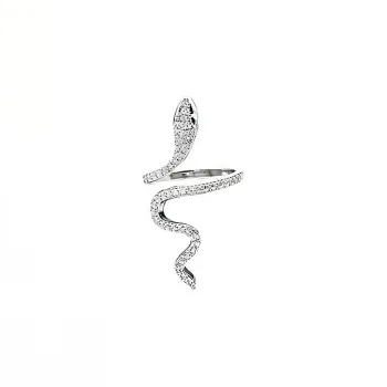GLOIRE S925 Silver Rings Women's Normcore Style Irregular Open Ended Ring Bestie Same Style