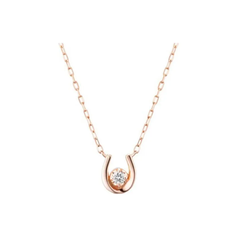 4℃ Diamond, Tanzanite Necklaces Women's Rose Gold-0