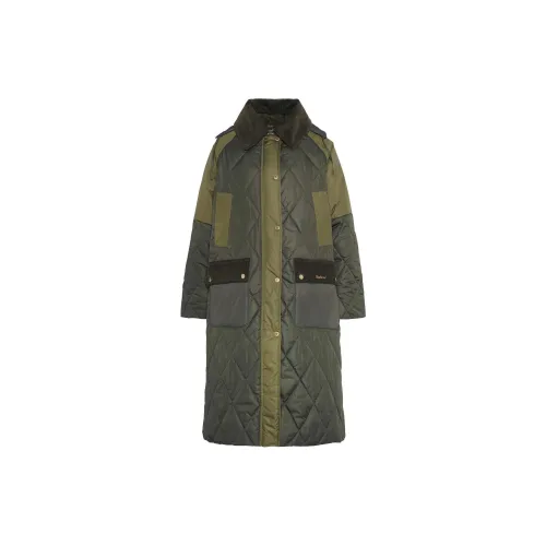 BARBOUR Puffer Jackets Women's Green