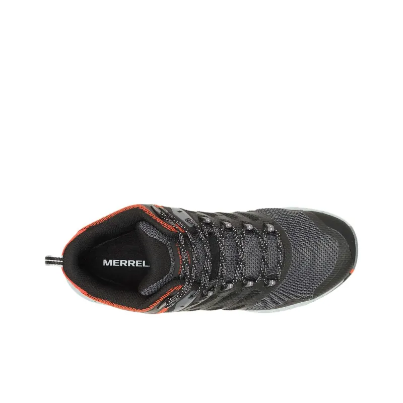 MERRELL Nova 3 Anti-Slip Wear-Resistant Mid-Top Trail Running Running Shoes Men's Black-3