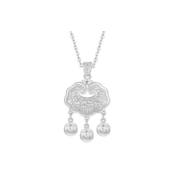 Cuihua Gold Shop 990 Silver Necklaces Women's