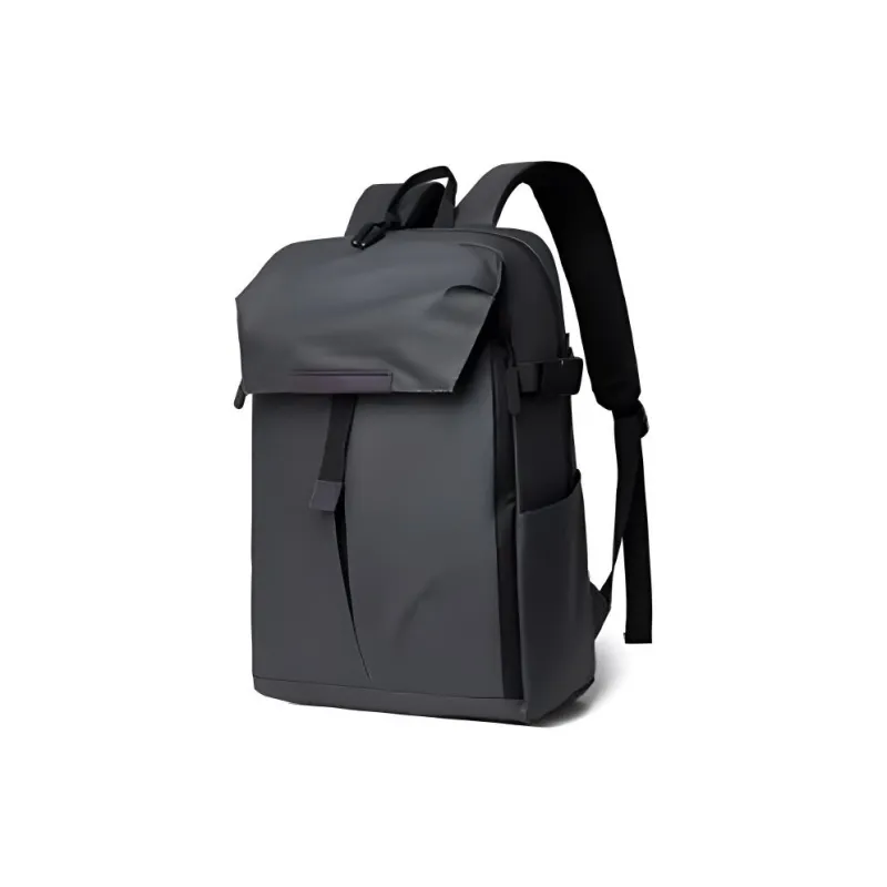 GEERDUN PU Backpack Laptop Bag Regular Men's Gray/Black/Blue-0