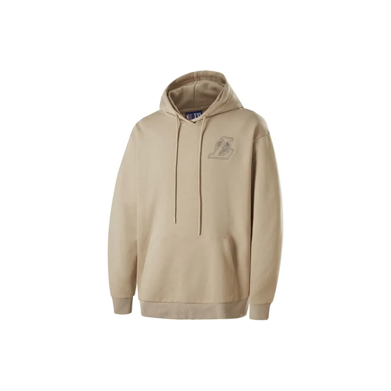 NBA Los Angeles Lakers Sweatshirts Unisex Khaki-1