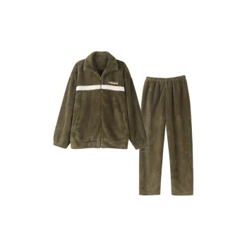 IIZZINI Pajama Set Men's Olive Green